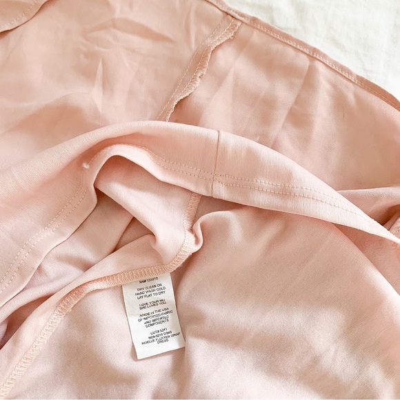 Show Me Your Mumu Noelle Flutter Wrap Pink Mauve Maxi Dress size small - Picture 13 of 16